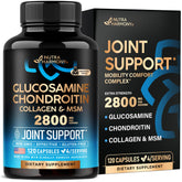 NutraHarmony glucosamine-chondroitin-msm capsules bottle for joint support