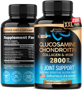NutraHarmony glucosamine-chondroitin-msm-collagen capsules jar supports daily joint comfort.