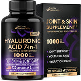 NutraHarmony Hyaluronic Acid Capsules bottle – hydration-focused supplement for skin and joints.