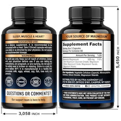 NUTRAHARMONY Magnesium 5in1 capsules close-up for easy ingestion.