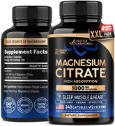 NUTRAHARMONY Magnesium Citrate 1000mg bottle supports daily wellness.