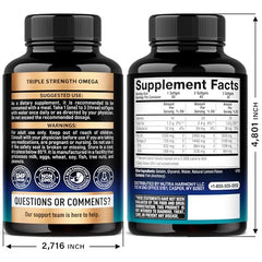 NutraHarmony Omega-3 softgels close-up for daily convenience.