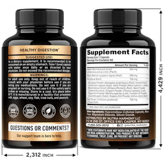 NUTRAHARMONY Paragone capsules closeup for daily digestive support.
