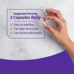Nutramax Cosamin DS bottle pour depicts easy supplement dosing for everyday mobility.