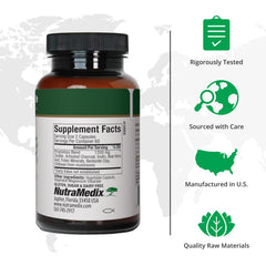 NutraMedix Binder Plus capsules close-up for antioxidant support.