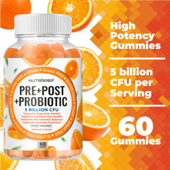 NutraPep 5B-CFU potency label indicates strong probiotic delivery