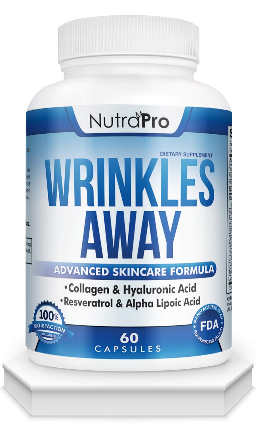 NutraPro Dermal Repair Bottle capsules for a collagen-rich, hydrated-looking skin effect.