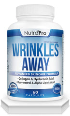 NutraPro Dermal Repair Bottle capsules for a collagen-rich, hydrated-looking skin effect.
