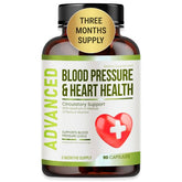 NutraPro Heart Health bottle front offering a natural approach to supporting healthy circulation.