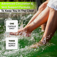 NutraPro ingredients hawthorn, ginger, diosmin highlight natural circulation support.