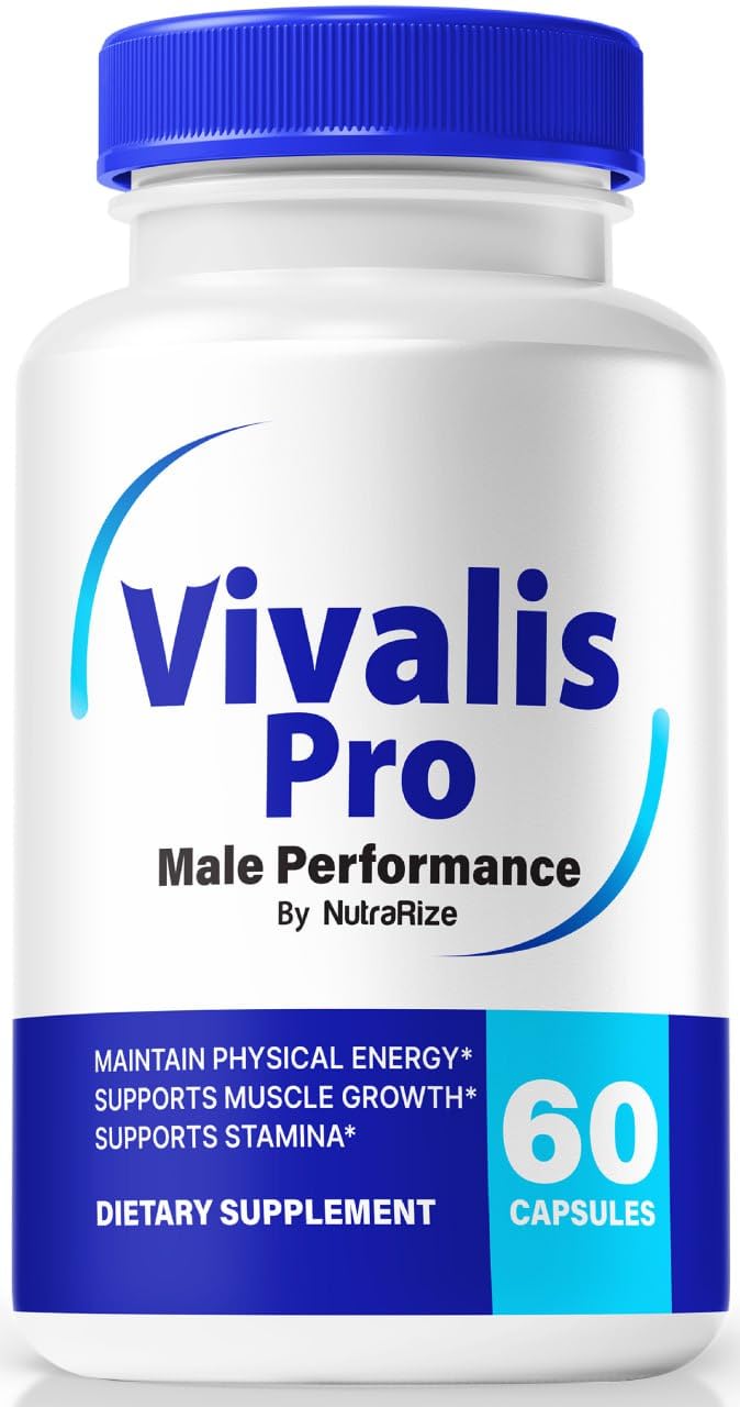 NutraRize Vivalis Pro bottle on a clean surface highlighting premium energy support