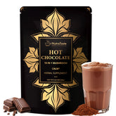 Nutrataste mushroom hot chocolate cup promotes calm evenings with rich cocoa flavor.
