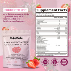 NUTRATASTE Vitamin blend bottle highlights essential nutrients for everyday wellness.