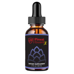 Nutraville Pineal Guard X bottle on table signaling premium pineal support for daily focus
