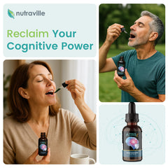 Nutraville Pineal Guardian X Lions Mane mushroom visual representing potential cognitive wellness
