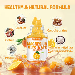 Close-up of gummies highlighting soft texture and easy daily consumption.