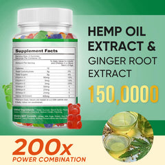Nutravita Naturals Fruit Hemp Gummies 90-pack close-up showing candy texture and color
