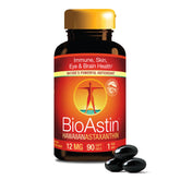 Nutrex Hawaii BioAstin 4mg bottle with softgels for daily antioxidant support.