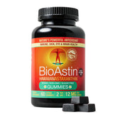 Nutrex Hawaii BioAstin bottle front emphasizes natural Hawaiian astaxanthin as a daily antioxidant.