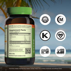Nutrex Hawaii spirulina powder ingredients graphic highlights plant-based protein and micronutrients