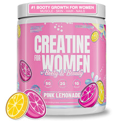 Nutrex Research Creatine for Women pink lemonade bottle for daily workouts