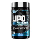 Nutrex Research Lipo 6 Black Diuretic bottle view, compact packaging for on-the-go use