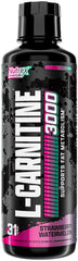 Nutrex Research Liquid Carnitine 3000 bottle showing convenient serving size for energy support
