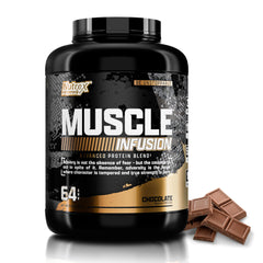 Nutrex Research Muscle Infusion chocolate tub for post-workout fueling