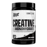 Nutrex Research Ultra Pure Creatine Monohydrate powder in a jar for daily energy support during workouts.