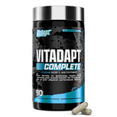 Nutrex Vitadapt package on shelf showcasing complete multivitamin for athletes.