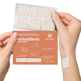 Nutri-Patch application-wrist shows discreet, long-lasting support during daily activities.