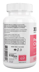 Packaging of Nutri Supreme prenatal vitamins highlighting kosher certification