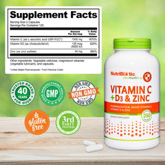 NutriBiotic label detail showing gluten-free and GMO-free formulation