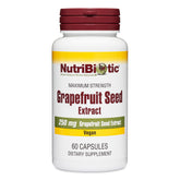 NutriBiotic Grapefruit Seed Extract Capsules 250 mg 60-count bottle for daily supplementation.