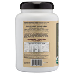NutriBiotic Plain Rice Protein powder tub for versatile shakes