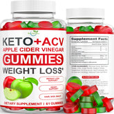 Gominolas Nutribolidos Keto ACV con sabor manzana y jengibre para energía diaria.