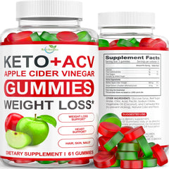 Nutribolidos Keto ACV Gummies bottle front for daily use