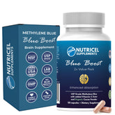 Nutricel Methylene Blue Capsules bottle for daily supplementation.