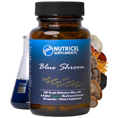 Nutricel Methylene Blue Capsules bottle for convenient daily supplementation