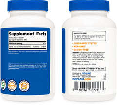 Nutricost B12 bottle front view on clean surface