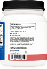 Nutricost BCAA Powder Raspberry Lemonade shaker-ready packaging for easy mixing during workouts.