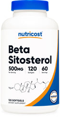 Nutricost Beta Sitosterol softgel bottle for daily wellness.