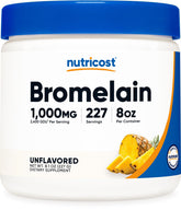 Nutricost Bromelain Powder 8oz bottle for daily wellness routine