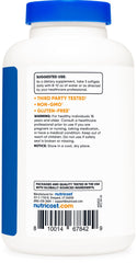 Nutricost CLA label detail emphasizing third-party testing for purity.