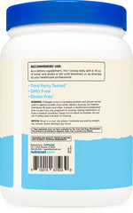 Close-up of Nutricost Collagen Hydrolysate powder texture