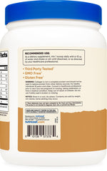 Nutricost packaging highlights gluten free and grass fed quality at a glance