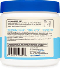 Nutricost Collagen Types I and III peptides shown.