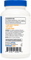 Nutricost Cranberry Extract pour-dispense image for easy portioning