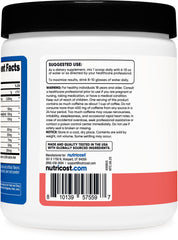 Nutricost Creatine + Energy container front displays flavor and serving count.