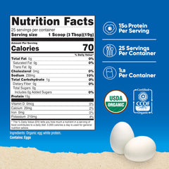 Nutricost Egg White Protein Powder poured into a shaker for easy mixing.